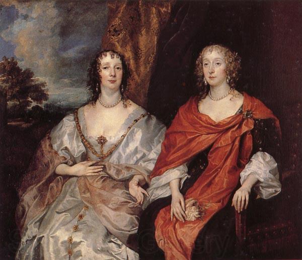 Anthony Van Dyck Anna Dalkeith,Countess of Morton,and Lady Anna Kirk Germany oil painting art